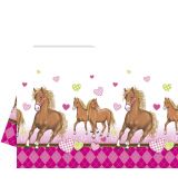 LOVELY HORSE ubrus, 120 cm x 180 cm