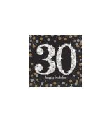 Ubrousky 30.narozeniny, černé barvy
