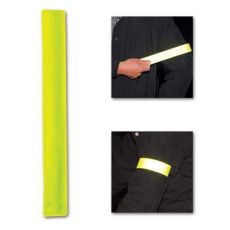 Rychloupínací reflexní náramek Roller Snap, žlutý, 40 x 3 cm