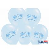 Balónek BOTIČKY modré, 30 cm, 6 ks