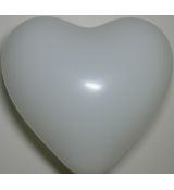 Srdce bílé, 30  cm, 1 ks