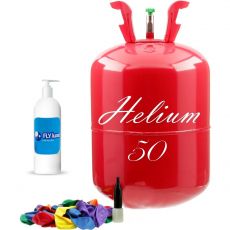 Helium set 50 + 50 balónků + Fly Luxe 100ml