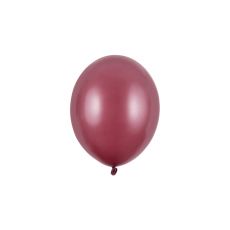 Balónek metalický vínový, 10 ks, 30 cm