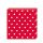 Červené ubrousky  puntík  20 ks,  33 cm x 33 cm