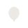 Balónek metalický bílý, 10 ks, 30 cm