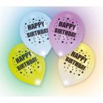 LED balónky Happy Birthday
