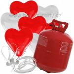 Párty helium + srdíčka  50 ks