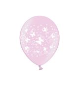 Balónek Motýlci, růžový, 30 cm, 6 ks