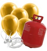 Helium 50 + 30 zlatých balónků 30 cm