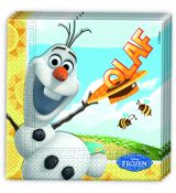 OLAF Summer ubrousky 20 ks,  33 cm x 33 cm