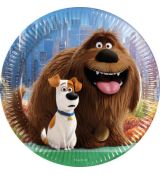 SECRET LIFE OF PETS talířky 8 ks, 23 cm