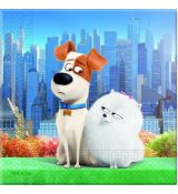 SECRET LIFE OF PETS ubrousky 20 ks,  33 cm x 33 cm