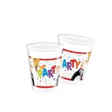 ZOO PARTY kelímky 8 ks, 200 ml