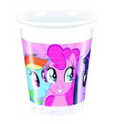 RAINBOW PONY kelímky 8 ks, 200 ml