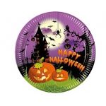 HALLOWEEN talířky 8 ks, 23 cm