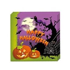 HALLOWEEN ubrousky 20 ks,  33 cm x 33 cm