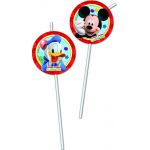 MICKEY MOUSE slámky na pití 6 ks