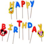 MICKEY MOUSE "happy birthday" svíčky