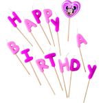 MINNIE  "happy birthday" svíčky