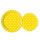 Žluté talířky puntík 8 ks, 23 cm
