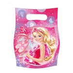 Barbie dárkové tašky 6 ks, 16 cm x 23 cm