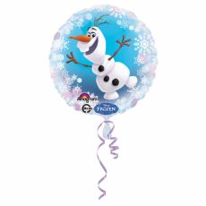 Foliový balónek Olaf, kulatý, 45 cm