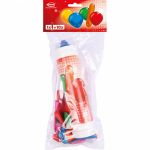 Ruční pumpa na balónky + 10 balonků mix