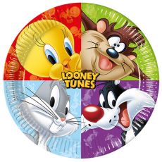 LOONEY TUNES talířky 8 ks, 23 cm