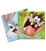 LOONEY TUNES ubrousky 20 ks,  33 cm x 33 cm