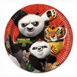 KUNG FU PANDA 3 talířky 8 ks, 23 cm