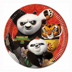 KUNG FU PANDA 3 talířky 8 ks, 23 cm