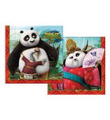 KUNG FU PANDA 3 ubrousky 20 ks,  33 cm x 33 cm