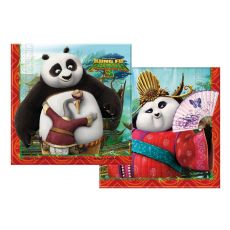 KUNG FU PANDA 3 ubrousky 20 ks,  33 cm x 33 cm