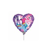 Fóliový balónek Srdce My Little Pony, 43 cm
