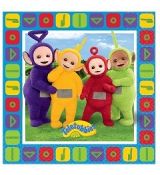 Teletubbies ubrousky 16 ks,  33 cm x 33 cm