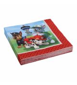 Paw patrol ubrousky 20 ks,  33 cm x 33 cm