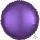 Fóliový balónek koule metalická tmavě fialová, 43 cm