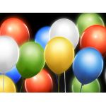 10 ks barevné  LED bez balonků