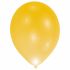 LED balónek zlatý 5 ks, 30 cm
