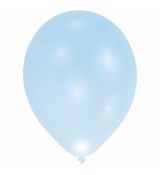 LED balónek modrý 5 ks, 30 cm