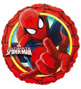Fóliový balónek Spiderman, kulatý, 43 cm