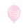 Balónek Happy Birthday světle růžový, 30 cm, 5 ks