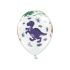 DINOSAURUS balonky bílé 6 ks, 30 cm