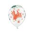 DINOSAURUS balonky bílé 6 ks, 30 cm