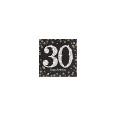 Ubrousky 30.narozeniny, černé barvy