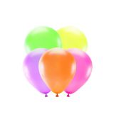 Balónky neonové - 10 ks mix, 23 cm