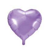 Fóliové srdce fialové, 61 cm