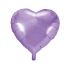 Fóliové srdce fialové, 61 cm