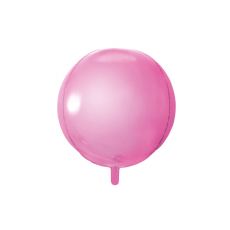 Fóliový balónek koule, světle růžový, 40 cm