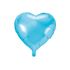 Fóliový balónek - srdce světle modré, 45 cm